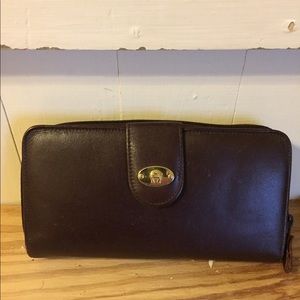 Etienne Aigner Burgundy Leather Wallett